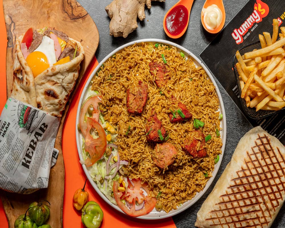 Intérieur du restaurant Yummy's Créteil - Restaurant indien et fast-food halal